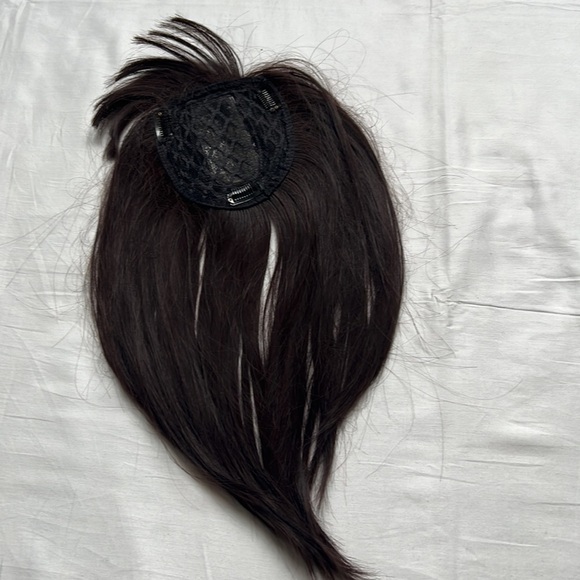 ⭐️15” Synthetic Hair Topper Wiglet Hair Enhancer with Bangs⭐️ - Picture 4 of 5